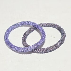 2 Sashka 8" Beaded Bracelets Handmade